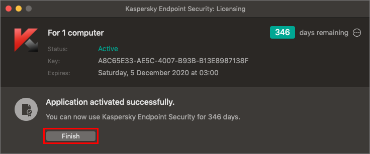 Activate kaspersky endpoint security for mac pro